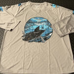 San Jose Sharks Jersey Men’s Size XL Gray “Open Water” Promo NHL Hockey 2020 SGA
